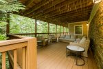Spacious Lower Level Deck with Outdoor Furniture